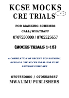 KCSE CRE MOCKS SET 1.pdf
